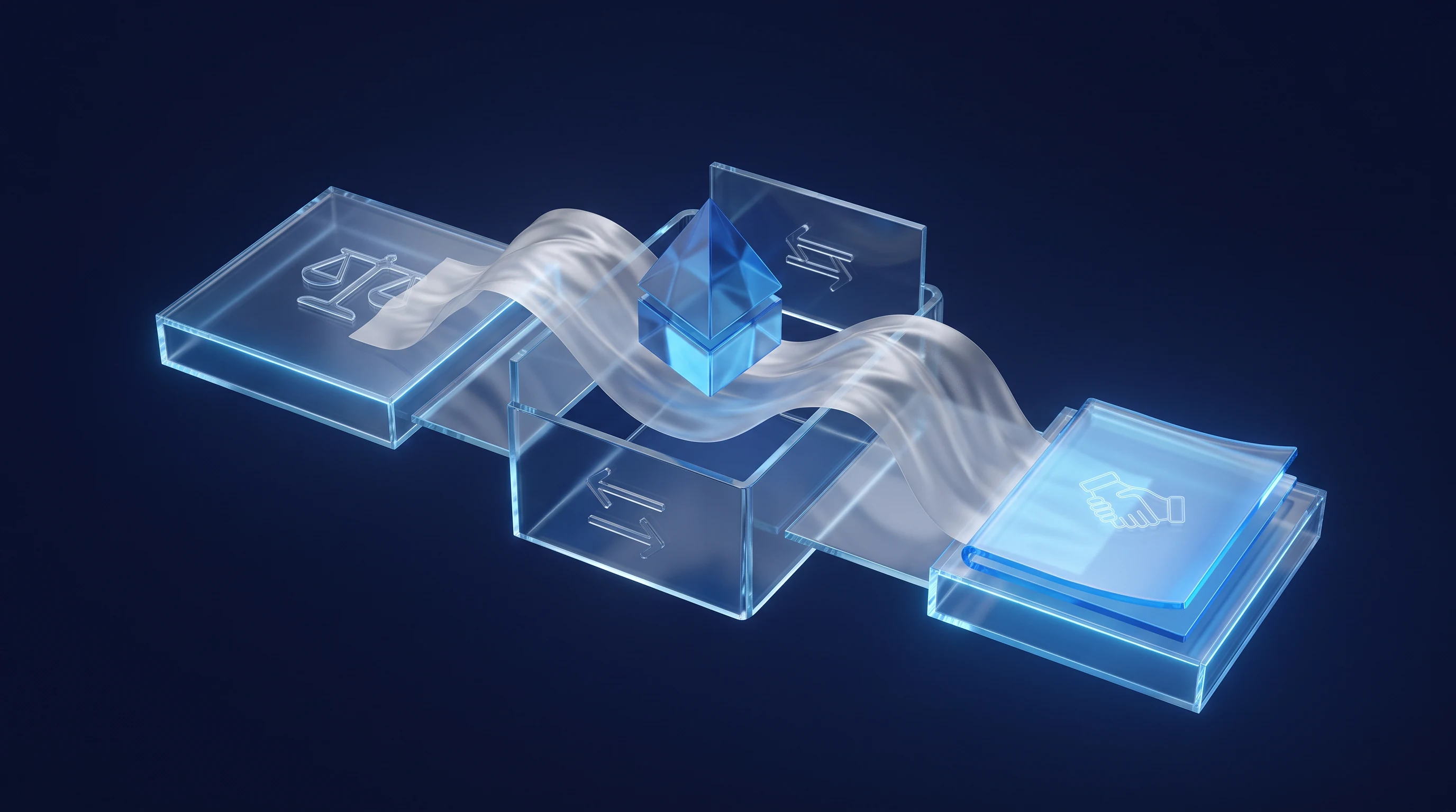 Glass financing mechanism representing the Murabaha process